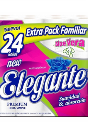 Pack papel higiénico Elegante 24 rollos