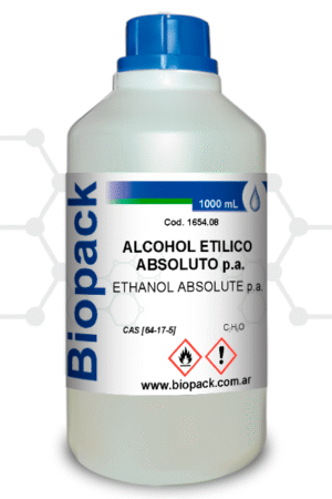 Alcohol etílico absoluto x 1 Lt Biopack