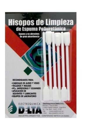 Hisopos de poliuretano Delta x 6 unidades
