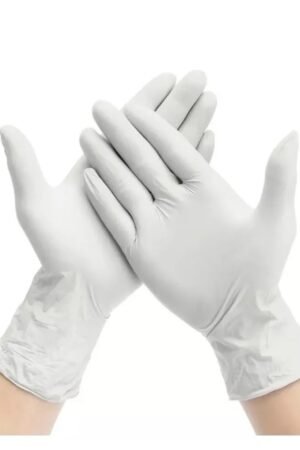 Caja de guantes de examinación de látex sin polvo