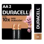 Pilas Duracell AA blister x 2 unidades